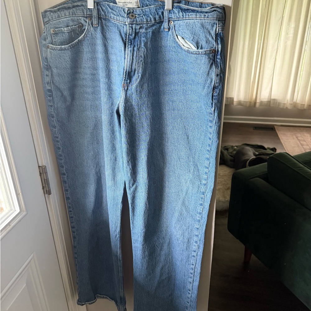 Abercrombie & Fitch Blue Straight Jeans